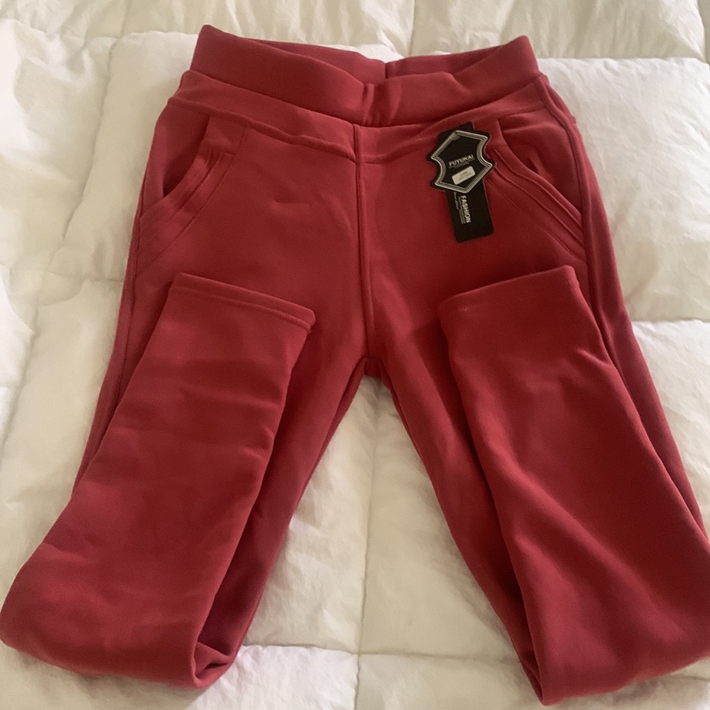 Sweat pants very warm peach color